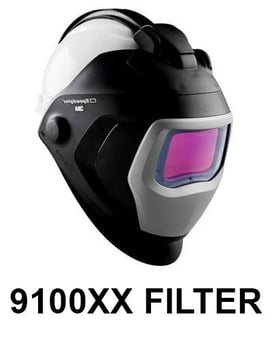 picture of 3M™ Speedglas™ Welding Helmet 9100 QR - With Filter 9100XX - Safety Helmet Included - [3M-583625]