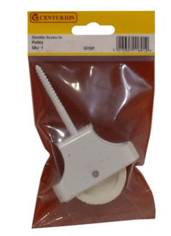 Picture of Double Cast Iron Screw In Pulley - 45mm - Single - [CI-GI10P]