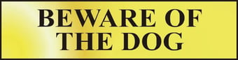 Picture of Spectrum Beware Of The Dog - POL 200 x 50mm - [SCXO-CI-6050]