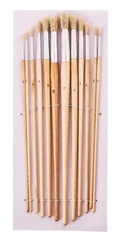 picture of Amtech 12 Piece Round Tip Art Brush Set - [DK-S4146]