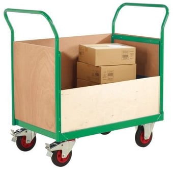 picture of QMP 3 and a Half Sided Trucks - Green - Plywood Sides - 830H x 600W x 1200D - [QM-RTBT3561PGXX] - (LP)