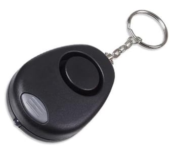 picture of Defender MKA with Torch Personal Safety Alarm - Black - 130 dBs - [SO-AL00005]