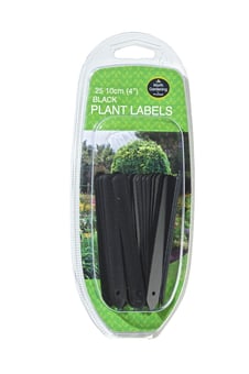 picture of Garland 10cm Black Plant Labels - Pack of 25 - [GRL-W0870]