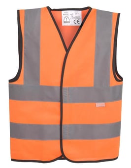 picture of Children's Hi-Vis Orange Waistcoat - BI-45