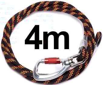 picture of Harkie - 4m Flip Line With Triple Action Swivel Karabiner - Cramped Eye - [HK-OH757]