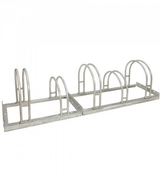 picture of TRAFFIC-LINE Hi-Hoop Cycle Stands - 5 Cycle Capacity - 1,750mm L - [MV-169.14.981]