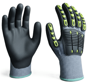 picture of Microlin Cooper IMPACT 6000 Nitrile Foam Coating Cut Resistant Glove - Pair - MC-IMPACT6000