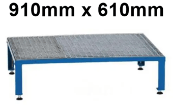 picture of Slingsby Adjustable Modular Work Platform - Blue - 910mm - Adjustable Height 230-300mm - [SLB-434971] - (LP)