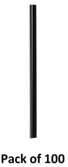 picture of Durable - Spine Bars - Black - A4 - 3mm - Pack of 100 - [DL-290001]