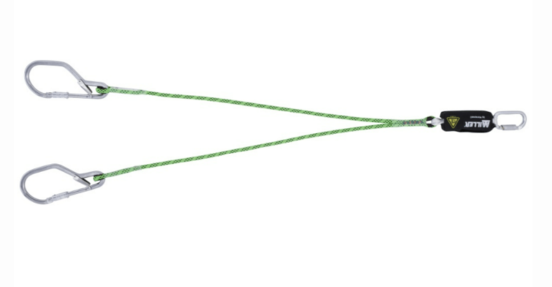 Honeywell Shock Absorbing Lanyard Kernmantel 1m - QT and 2GO60 Edge Tested - [HW-1032390]