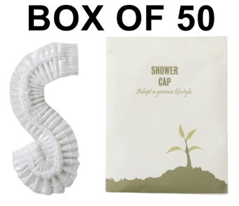 picture of Greener Lifestyle Shower Cap - Box of 50 - [MCS-GLSC]