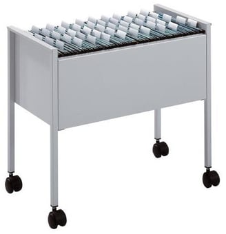 picture of Durable - Economy Suspension File Trolley 80 Foolscap - Grey - 592 x 655 x 425mm - [DL-309710]