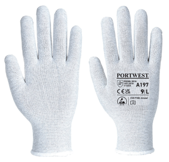 picture of Portwest A197 Antistatic Shell Glove Grey - PW-A197GRR
