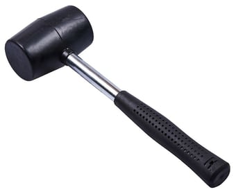 picture of Amtech 16oz Rubber Mallet With Steel Shaft - [DK-A1625]