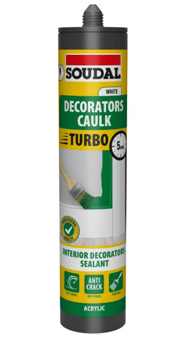 Picture of Soudal Turbo Decorators Caulk - Extra WHITE 290ml - [DK-DKSD159283]