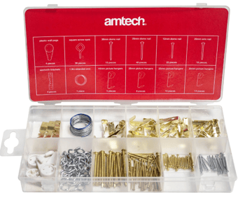 picture of Amtech 180 Piece Picture Hanging Kit - [DK-S5162]