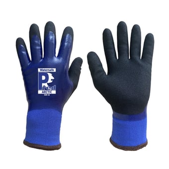 Picture of Pred Arctic Sandy Nitrile Waterproof Thermal Blue Gloves  - Pair - JE-WS5