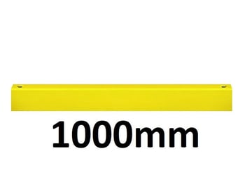 picture of BLACK BULL MD Railing System Lateral Rail 1,000mmL Indoor Use - Powder Coated - Yellow - [MV-194.21.266]