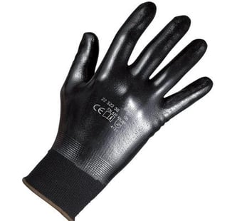 picture of Honeywell Nitrifit Fully Nitrile Coated Black Glove  - HW-2232236