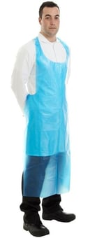 picture of Supertouch - PE Aprons on a Roll of 100 Aprons - Blue 69x122cm - [ST-40912]