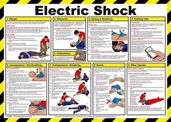 picture of Electric Shock Poster Laminated - 590 x 423mm - [IH-ELSH]