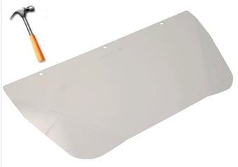 Picture of JSP Accessories - Protective Polycarb Impact Visor WITHOUT Helmet Attachment - [JS-ANX060-230-000]