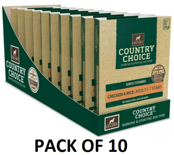 picture of Gelert Country Choice Tray Dog Food Chicken 10 x 395g - [CMW-GELCCTC0]