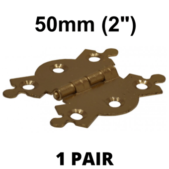 picture of EB Butterfly Hinge (1 Pair) - 50mm (2") - [CI-CH123L]