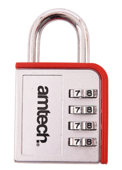 picture of Amtech 4 Digit Zinc Combination Padlock - [DK-T1142]