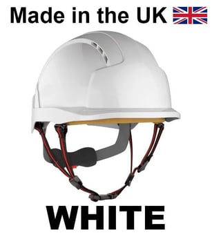 picture of JSP - EVOLite Skyworker Industrial Height White Safety Helmet - [JS-AJS260-000-100]