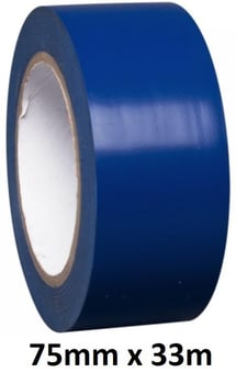 picture of PROline Tape 75mm Wide x 33m Long - Blue - [MV-261.15.989]