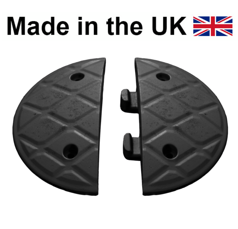 JSP 10mph Jumbo Rubber End Caps - Black - Pair - [JS-HAM000-821-100]