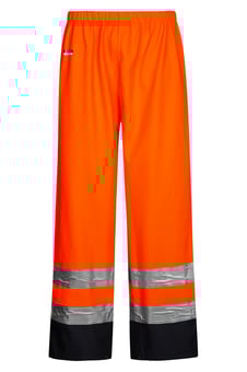 picture of Lyngsoe Multinorm Hi-Vis Arc Waterproof Trousers - Hi-Vis Orange/Navy - LS-ARC-LR4052-05/03