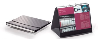 picture of Durable Graphite Grey Table Flipchart A3 Landscape - [DL-856939]