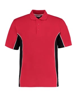 picture of Gamegear Men's Track Piqué Polo - Red/Black - BT-KK475-RED/BLK