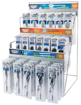 Picture of Draper - Assorted Metric Auger and Flat Wood Bit Merchandiser - 123 Piece - [DO-64050]