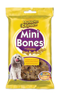 Picture of Munch & Crunch Mini Bones Chicken Dog Snack - [ON5-MC0079] - (DISC-W)