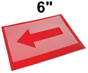picture of ProSolve Straight Arrow Stencil - 6 Inch - [PV-SAS6]