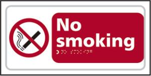 Picture of No smoking - Taktyle (300 x 150mm) - SCXO-CI-TK0600BSI