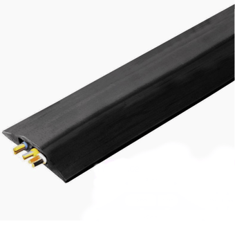 Picture of Superior Black Floor Cable Tidy Protector With Double Channel - [VS-BNC2]