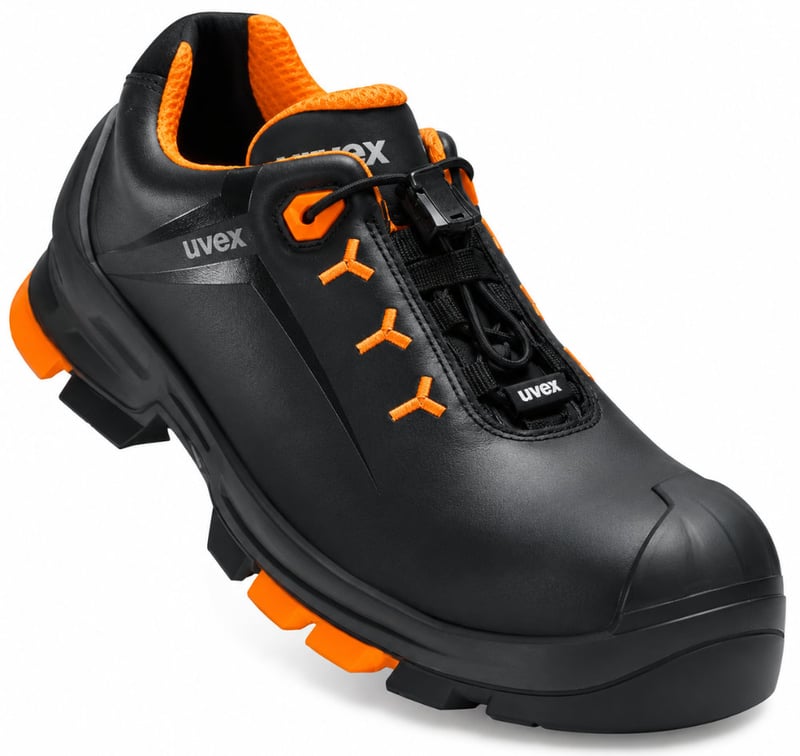 Uvex 2 Metal Free Safety Shoe - S3L ESD - Black / Orange - [TU-65022] - (LP)