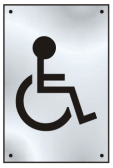 picture of Spectrum Disabled graphic door plate – PSS 100 x 150mm - SCXO-CI-2431-5