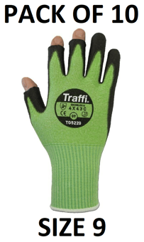 picture of TraffiGlove Safe To Go Cut Index C Glove - Size 9 - Pack of 10 - TS-TG5220-9X10 - (AMZPK2)