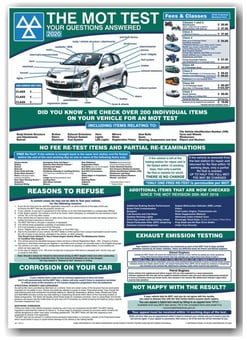 Picture of M.O.T Poster - The MOT Customer Information MCI - A1 - 594 x 841mm - [PSO-MIP7144]