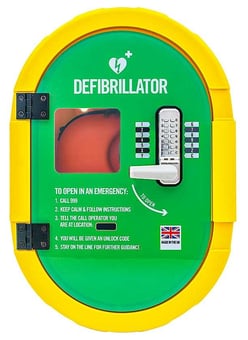 picture of DefibSafe Outdoor AED Cabinet with Keypad Lock - [SA-K914] - (LP)