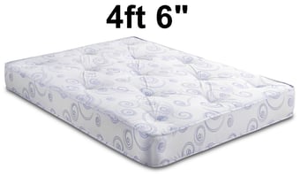 picture of Alba Economy Soft to Medium Open Coil Spring Mattress - 4ft 6" - [ABF-ABD-ECO-22]