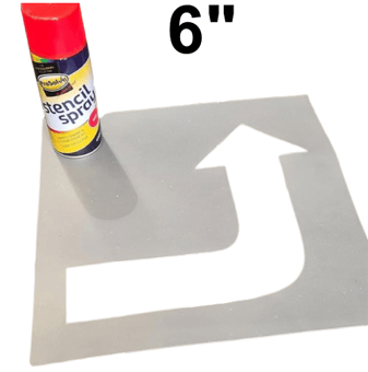 picture of ProSolve 90 Degree Arrow Stencil - 6 Inch - [PV-SAS6/90]