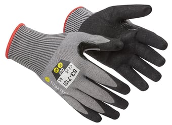 picture of Tilsatec Medium Weight Sandy Foam Coated Glove - Grey/Black - Pair - TLC-53-7121