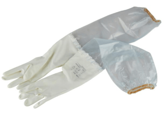 picture of G52 PVC Chemical Gauntlet - White - MC-G52