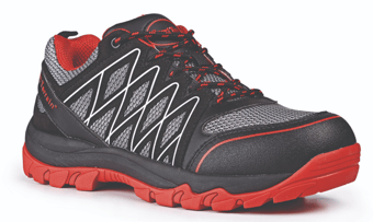 picture of Sport Terrain Black/Red Safety Trainers SBP SRA - BN-ST278BR
